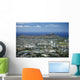 USA, Hawaii, Oahu, Diamond Head And Waikiki From Tantalus Wall Mural