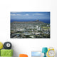 USA, Hawaii, Oahu, Diamond Head And Waikiki From Tantalus Wall Mural