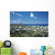 USA, Hawaii, Oahu, Diamond Head And Waikiki From Tantalus Wall Mural