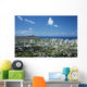 USA, Hawaii, Oahu, Diamond Head And Waikiki From Tantalus Wall Mural