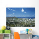 USA, Hawaii, Oahu, Diamond Head And Waikiki From Tantalus Wall Mural