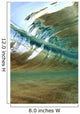 Hawaii, Oahu, Underwater View Of Wave Wall Mural