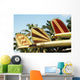 Hawaii, Oahu, Colorful Hawaiian Design Surfboards Fins Wall Mural