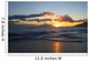 USA, Hawaii, Maui, Sunset At Kamaole Beach One Wall Mural