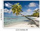 Palm Tree On The Beach Wall Mural