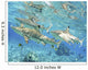 French Polynesia, Rangiroa, Blue Lagoon, Blacktip Reef Shark Wall Mural