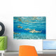 French Polynesia, Rangiroa, Blue Lagoon, Blacktip Reff Shark Wall Mural