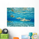 French Polynesia, Rangiroa, Blue Lagoon, Blacktip Reff Shark Wall Mural