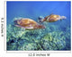 Hawaii, Two Green Sea Turtles, An Endangered Species Wall Mural