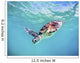 Hawaii, Green Sea Turtle An Endangered Species Wall Mural