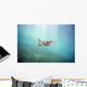 Hawaii, Green Sea Turtle An Endangered Species Wall Mural