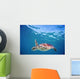 Hawaii, Green Sea Turtle An Endangered Species Wall Mural