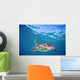 Hawaii, Green Sea Turtle An Endangered Species Wall Mural