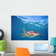 Hawaii, Green Sea Turtle An Endangered Species Wall Mural