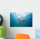 Hawaii, Green Sea Turtle An Endangered Species Wall Mural
