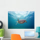 Hawaii, Green Sea Turtle An Endangered Species Wall Mural