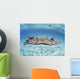 Stingray In Beautiful Turquoise Water Wall Mural