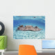 Stingray In Beautiful Turquoise Water Wall Mural