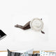 Hawaii, Woman Lays On The Sand With Straw Wide Brim Hat Wall Decal