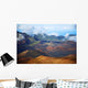 Hawaii, Maui, Haleakala National Park, Haleakala Crater Wall Mural