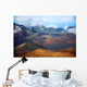 Hawaii, Maui, Haleakala National Park, Haleakala Crater Wall Mural