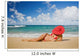 Hawaii, Woman Sitting On The Beach At A Remote Tropical Location Wall Mural