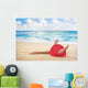 Hawaii, Woman Laying On The Beach In Remote Tropical Location Wall Mural