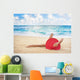 Hawaii, Woman Laying On The Beach In Remote Tropical Location Wall Mural