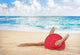 Hawaii, Woman Laying On The Beach In Remote Tropical Location Wall Mural