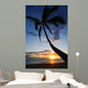 Hawaii, Maui, Kihei, Sunset At Kamaole Beach One Wall Mural