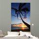 Hawaii, Maui, Kihei, Sunset At Kamaole Beach One Wall Mural