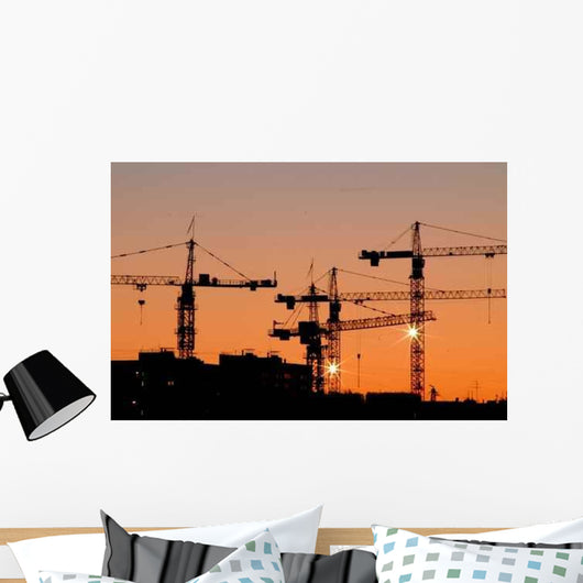 Cranes Dawn Wall Decal