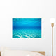 French Polynesia, Underwater Sandy Bottom And Surface Reflection Wall Mural