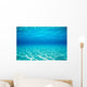 French Polynesia, Underwater Sandy Bottom And Surface Reflection Wall Mural