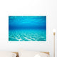 French Polynesia, Underwater Sandy Bottom And Surface Reflection Wall Mural