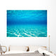 French Polynesia, Underwater Sandy Bottom And Surface Reflection Wall Mural