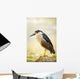 USA, Hawaii, Black Crowned Night Heron Wall Mural