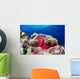Micronesia, Anemonefish And Sea Anemone Wall Mural