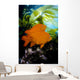 California, Garibaldi In Kelp Forest Wall Mural