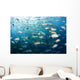 Micronesia, Schooling Bigeye Jack Fish Wall Mural