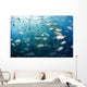 Micronesia, Schooling Bigeye Jack Fish Wall Mural
