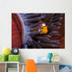 Clown Anemonefish Hiding In Anemone Wall Mural
