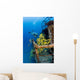 Hawaii, Oahu, School Of Blue Striped Snapper Fish Wall Mural