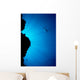Diver In Distance Wall Mural