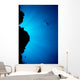 Diver In Distance Wall Mural