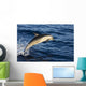 Mexico Coast, Common Dolphin Jumping From Deep Blue Sea Wall Mural