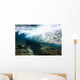 Micronesia, Yap, Underwater View Of Surf Crashing On The Reef Wall Mural