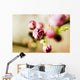Close-up of Pink Budding Flower Wall Mural