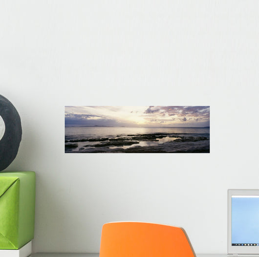 Sunrise over Ocean and Wall Decal