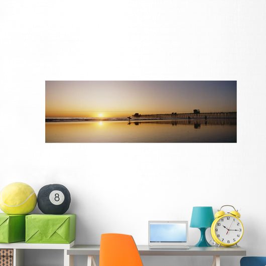 USA Reflections Beach Wall Decal